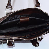Executive Laptop Briefcase Bag – (13"-14" Laptops) - Premium Brown